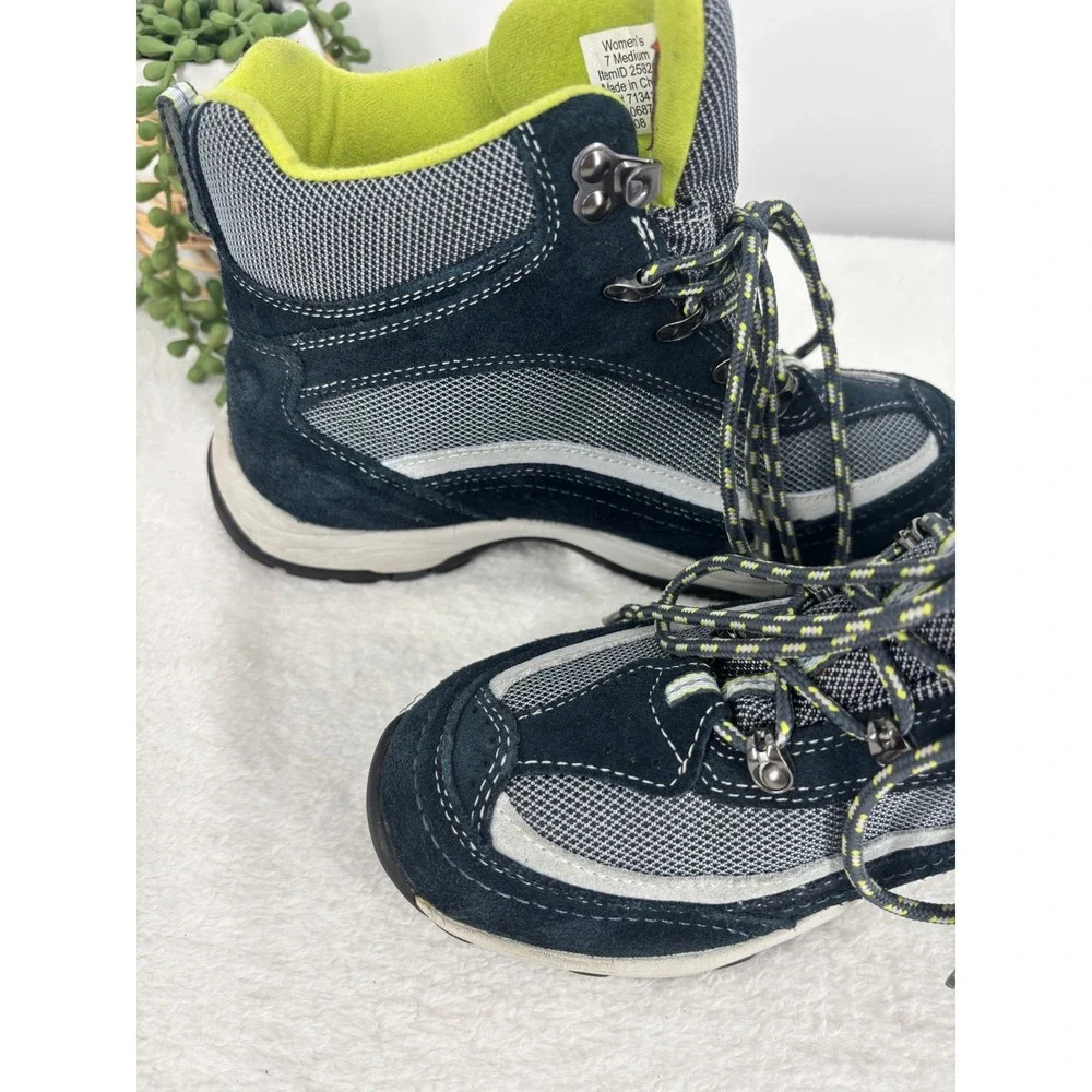 L.L. Bean Tek 2.5 Snow Sneakers Womens‎ 7 Blue Green Waterproof Insulated Boots